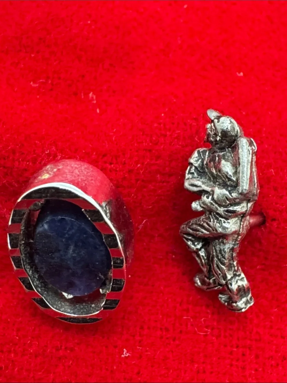 Vintage Versatility: 5-in-1 Silver-Tone Tie Tack Set